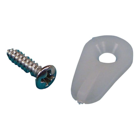 Us Hardware White CD8 Window Clip for Mob 5006523